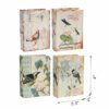 Book Boxes With Birds, Flowers, And Handwriting Design (Set of 4) - Multi - Image 19