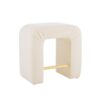 Boucle Stool (Set of 2), Dining Chairs For Home Kitchen Island - Cream - Image 9