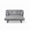 Outdoor Patio Daybed Rattan Daybed Outdoor Sunbed With Detachable Pillows For Patio, Backyard, Pool - Gray - Image 13