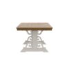Haidel - Trestle Dining Table - Brown / White - Image 3