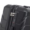 Set 3 Pieces 20" / 24" / 28" Abs Spinner Wheel Luggage, Matching Color, With Combination Lock - Black - Image 14