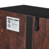 Tall Storage Cabinet With 8 Doors And 4 Shelves, Wall Storage Cabinet For Living Room, Kitchen, Office, Bedroom, Bathroom - Walnut - Image 6