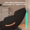 Deluxe - Massage Chair, Full Body Zero Gravity Recliner With Ai Voice Control, Sl Track, Bluetooth, Foot Rollers, Airbags, Heating - Black - Image 11