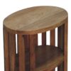 Ariella - Double Shelf Nightstand - Oak - Image 7