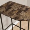 Home Bar Table With Bar Height Small Rectangular For Kitchen - Espresso - Image 4