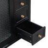 Bathroom Vanity With A Soft Close Glass Door, Adjustable Shelves, And Three Drawers - Black - Image 18