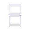 Della - 3-Piece Solid Wood Kids Table & Two Chair Set - White - Image 6