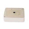 Modern Rectangular Bathroom Vessel Sink Glossy Porcelain Ceramic Vanity Basin Design For Contemporary Bathroom Decor - White - Image 9