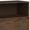 Chase - Low Bookcase - Rustic Natural Aged Brown - Image 6