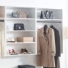 Devi - Wall Mounted Wood Closet System With Modular Units - White - Image 10