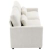 Cozy Upholstered Loveseat Sofa Oversized Comfy Comfy Cloud Sofa Double Cushion Loveseat Sofa Plush Cushion Sofa Couch For Living Room - Beige - Image 13