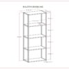 Ralston - Bookcase - Rustic Natural Aged Brown - Image 8