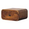 Avora - Mini Wall Mounted 1 Drawer Nightstand - Beige Brown - Image 3