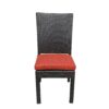 Balcones - Outdoor Wicker Dining Chairs With Cushions (Set of 8) - Brown / Terracotta - Image 10