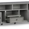 Amherst - Wide TV Media Stand - Fog Gray - Image 6