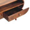 Circular TV Stand - Walnut - Image 3