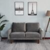Plush Comfort Loveseat - Gray - Image 4