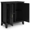 Burlington - Low Storage Cabinet - Black - Image 2