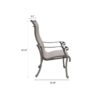 Outdoor All-Weather Sling Dining Chairs (Set of 2) - Gray - Image 7