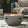 Bowl Shaped Propane Fire Pit 40000 Btu (Tank Cover Not Included) - Light Gray - Image 5