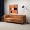 Angelina - Leather Sofa - Brown - Image 2