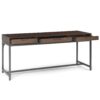 Banting - Mid Century Wide Desk - Walnut Brown - Image 2