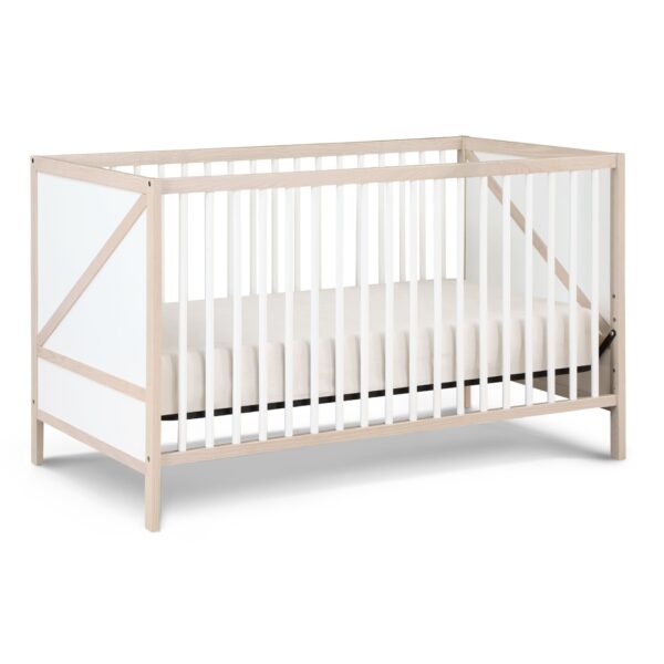 Pixie Zen - 3 In 1 Crib - Washed Natural / White