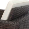 11 Piece Patio Wicker Conversation Set, 10 Seater Patio Sectional Set With 3 Storage Box Under Seat - Brown / White - Image 7