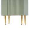 Bathroom Vanity, Combo Cabinet, Bathroom Storage Cabinet, Single Ceramic Sink, Left Side Storage - Green - Image 17