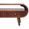 Circular TV Stand - Walnut - Image 6