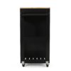 Lanier - Kitchen Cart With Wheels - Black - Image 9