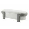 Large Versatile Storage Ottoman Bench: Spacious, Durable, Stylish - White / Light Gray - Image 14