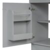 Bathroom Vanity With Sink, Vanity Cabinet With Door Shelf And Adjustable Shelf - Gray - Image 20