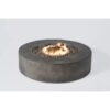 Fiber Reinforced Outdoor Fire Pit Table - Black / Gray - Image 3