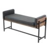 Kari - Farmhouse Bench - Black / Brown / Black - Image 3