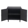 2 Door Cabinet, Suitable For Bedroom - Black - Image 16