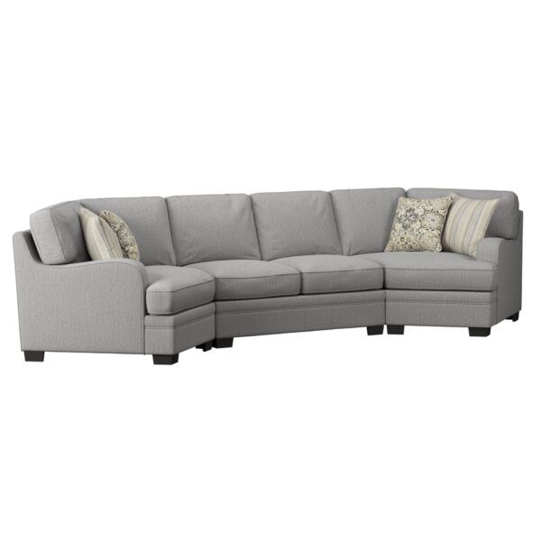 Berza - Cuddler Sectional - Gray