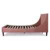 Aspen - Queen Vertical Tufted Headboard Platform Bed Set - Ash Rose Pink - Image 5