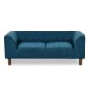 Modern Rectangular Pet Sofa With Backrest And Armrests For Small And Medium Dogs, Soft Cushion - Blue - Image 8
