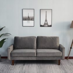 Plush Comfort Loveseat - Gray