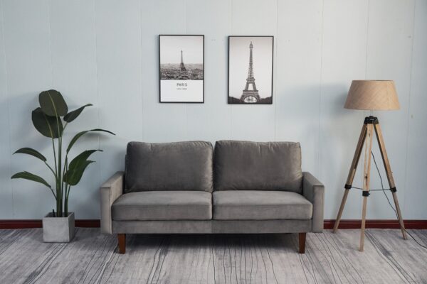 Plush Comfort Loveseat - Gray
