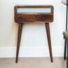Mini Curved Console, 2 Drawer - Natural - Image 10