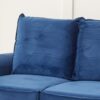 Stationary Loveseat - Space Blue - Image 5