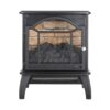 18 Inch 3D Flame Electric Infrared Quartz Fireplace Stove With Remote Control - Black - Image 7