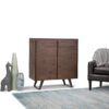 Lowry - Medium Storage Cabinet - Distressed Charcoal Brown - Image 9
