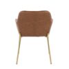 Daniella - Contemporary Dining Chair (Set of 2) - Gold / Camel - Image 5