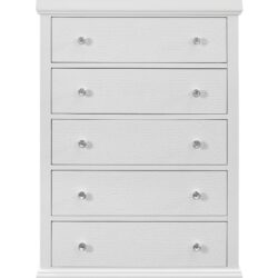 Shaker - Crocodile Metallic Chest - White