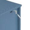 2 Door 2 Drawer Cabinet, American Furniture, Suitable For Bedroom, Living Room, Study - Blue - Image 21