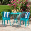 Colmar - 3 Piece Metal Set - Teal - Image 5