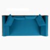 Ottavio - Convertible Sofa Daybed With Water Resistant Cushions - Gray / Teal - Image 11